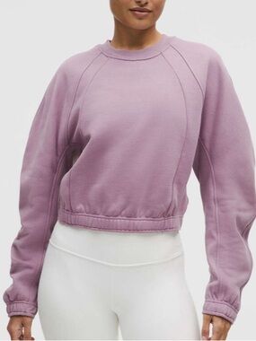 Lululemon Scuba Cropped Relaxed Crewneck